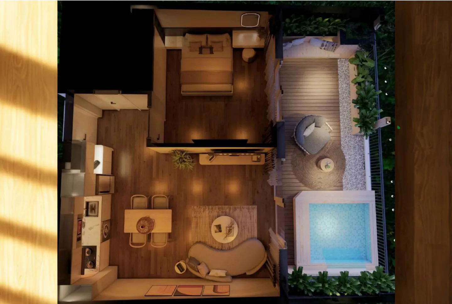 Căn hộ 1PN+ - 44m² - Ảnh 1