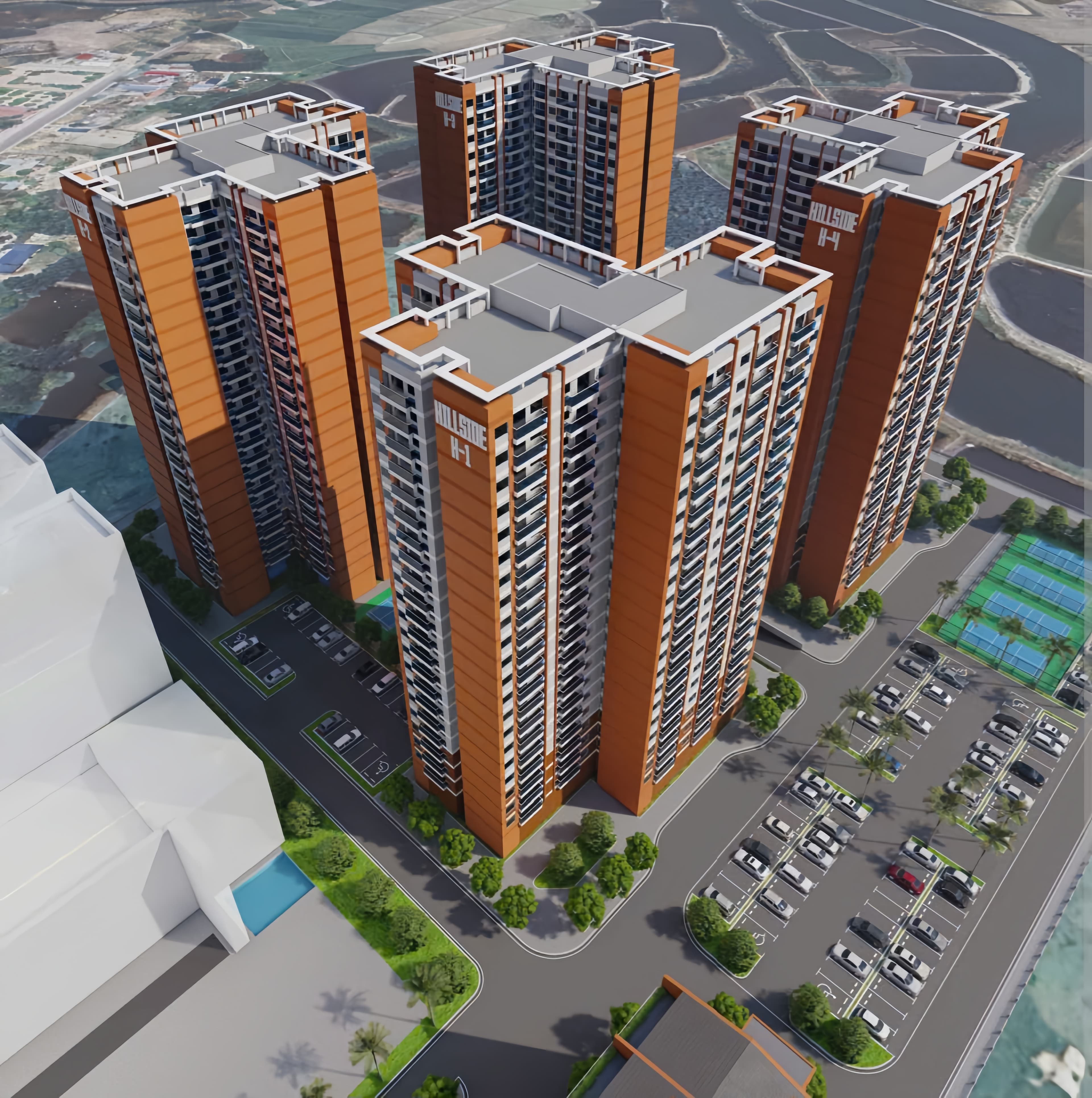 Phối cảnh dự án Hillside Vũng Áng